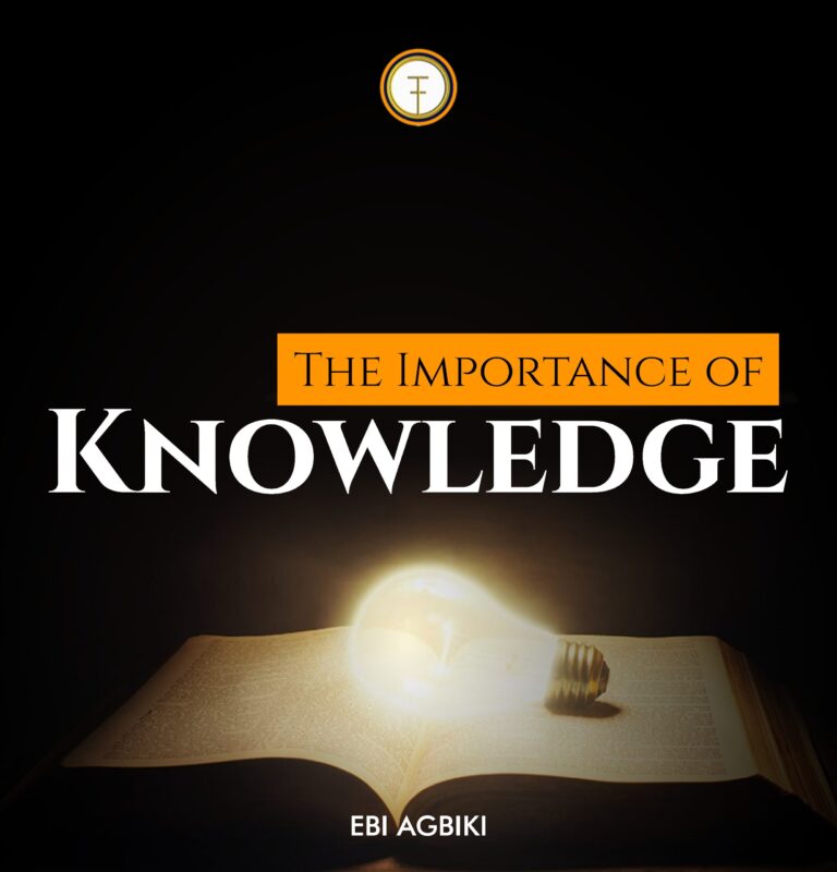 The Importance of Knowledge