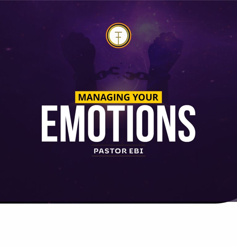 Managing your Emotions