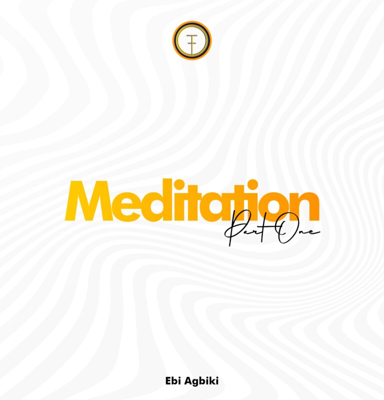 Meditation Part 1