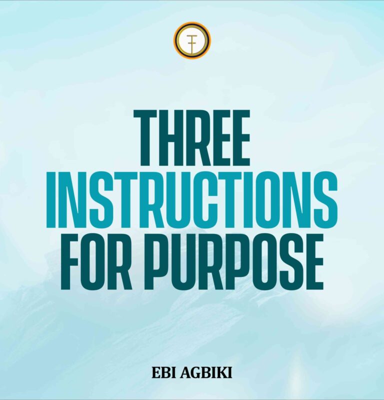Three Instructions For Purpose